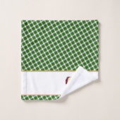 Teddy Bears die kerstboom decorreert Bad Handdoek (Wasdoekje)