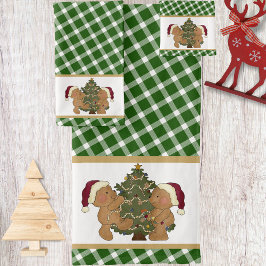 Teddy Bears die kerstboom decorreert Bad Handdoek