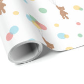 Teddy Bears en Balloons Cadeaupapier (Rol Hoek)