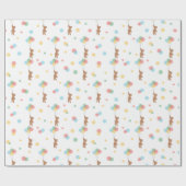 Teddy Bears en Balloons Cadeaupapier (Vlak)