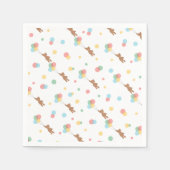 Teddy Bears en Balloons Servet (Voorkant)