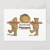 Teddy Bears en Boston Bean Pot Briefkaart (Voorkant)