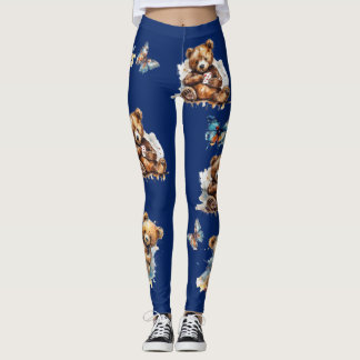 Teddy Bears en Butterflies Leggings