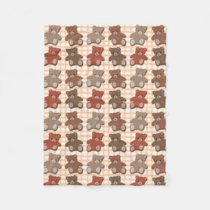 Teddy Bears Fleece Deken