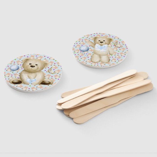 Teddy Bears & Hearts Hand Fan Handwaaier (Niet-gemonteerd)