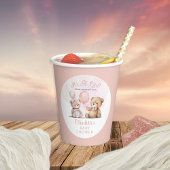 Teddy Bears Het is een meisje met wachttijd Baby s Papieren Bekers