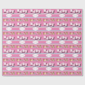 Teddy Bears 🐻 in het Roze  | Personaliseren Cadeaupapier (Vlak)