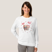 Teddy Bears in Love Valentijns T-shirt (Voorkant volledig)