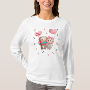 Teddy Bears in Love Valentijns T-shirt