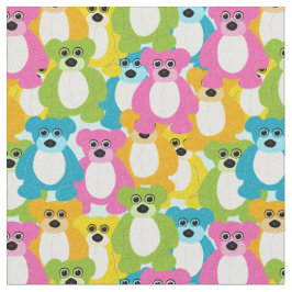 Teddy Bears in Rainbow Kleuren Kinderen en Baby Stof