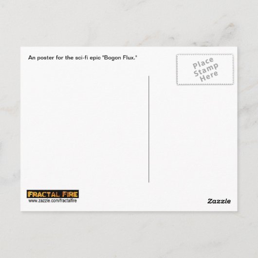 Teddy Bears in Space Briefkaart (Achterkant)