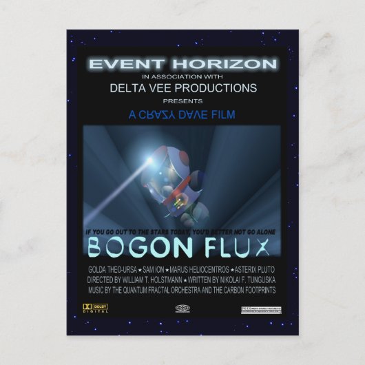 Teddy Bears in Space Briefkaart (Voorkant)