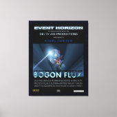 Teddy Bears in Space Canvas Afdruk (Voorkant)