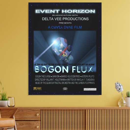 Teddy Bears in Space Canvas Afdruk (Insitu (Woonkamer))