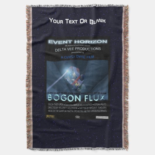 Teddy Bears in Space Deken (Voorkant Verticaal)