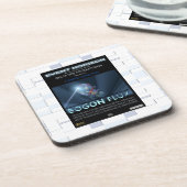 Teddy Bears in Space Drankjes Onderzetter (Linkerzijde)