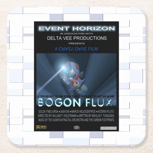 Teddy Bears in Space Kartonnen Onderzetters (Voorkant)