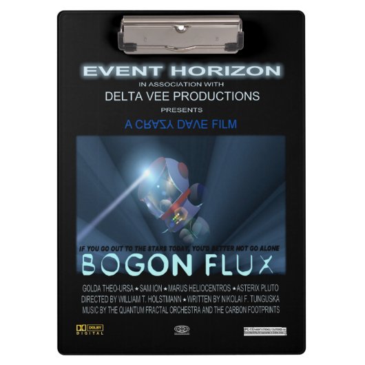 Teddy Bears in Space Klembord (Voorkant)