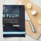 Teddy Bears in Space Theedoek (Quarter Fold)