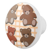 Teddy Bears Keramische Knop (Rechts)