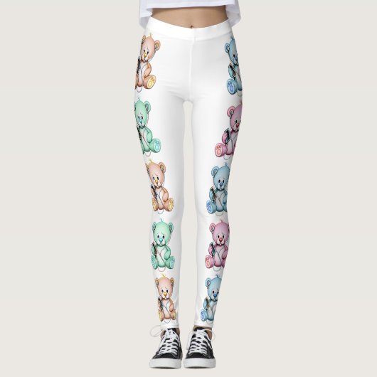 TEDDY BEARS-Leggings van Paul Jaworski Leggings (Voorkant)