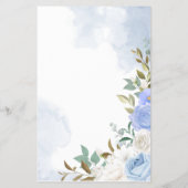 Teddy Bears Mammie- of Papa Shower-spelkaart Flyer (Achterkant)