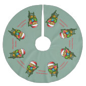 Teddy Bears Merry kerst Kerstboom Rok (Voorkant)