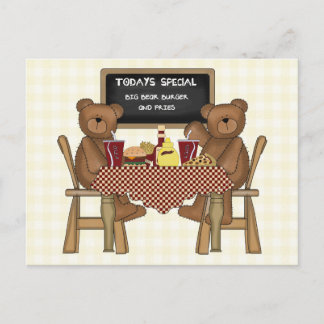 Teddy Bears Out to Lunch Briefkaart