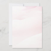 Teddy Bear's Party: Genderonthulling uitnodiging (Achterkant)