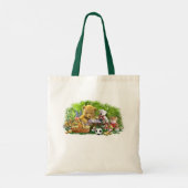 TEDDY BEARS PICNIC GEPERSONALISEERD CANVAS TAS (Achterkant)