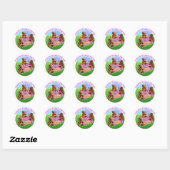 Teddy Bears Picnic Ronde Sticker (Vel)