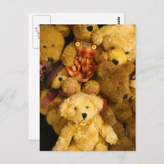 Teddy Bears Post Cards Briefkaart (Voorkant / Achterkant)