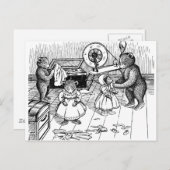 Teddy Bears probeert kleren aan te trekken Briefkaart (Voorkant / Achterkant)