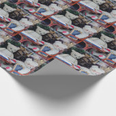 Teddy Bears Reading Lessons Cadeaupapier (Hoek)