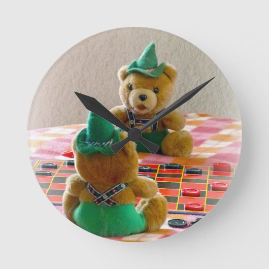 Teddy Bears Ronde Klok (Voorkant)