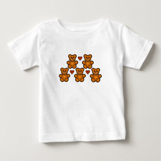 Teddy Bears shirt - kies stijl en kleur (Voorkant)