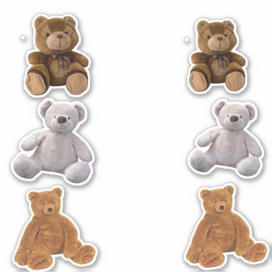 Teddy Bears Sticker (Voorkant)