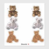 Teddy Bears Sticker (Vel)