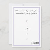 ,Teddy Bears tall Wedding Invite - Uitnodiging (Achterkant)