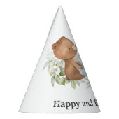 Teddy Bears Tea Party Birthday Cone Feesthoedjes (Links)