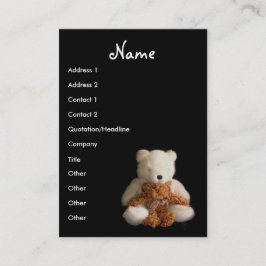 Teddy Bears Teacher Visitekaartje -