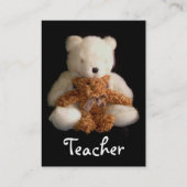 Teddy Bears Teacher Visitekaartje -  (Achterkant)