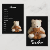 Teddy Bears Teacher Visitekaartje -  (Voorkant / Achterkant)