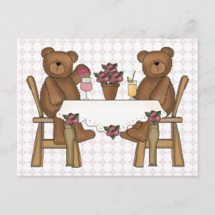 Teddy Bear's Time for Lemonade Briefkaart