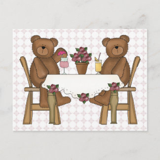 Teddy Bear's Time for Lemonade Briefkaart