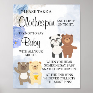 Teddy Bears zeggen niet dat de Baby-game-show een  Poster