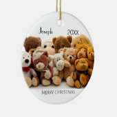 Teddy BearsOrnament door HAMbyWG Keramisch Ornament (Rechts)