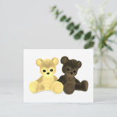 Teddy Bearz Briefkaart (Staand voorkant)