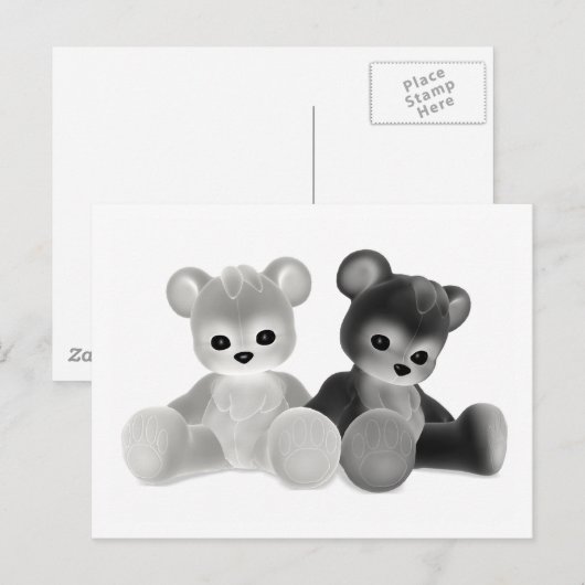 Teddy Bearz Briefkaart (Voorkant / Achterkant)