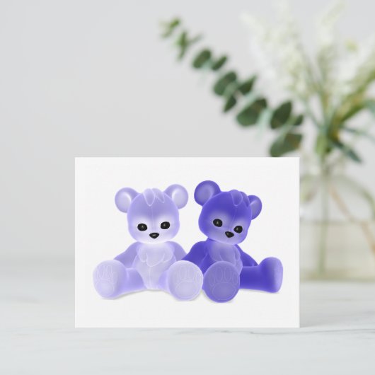 Teddy Bearz Briefkaart (Staand voorkant)